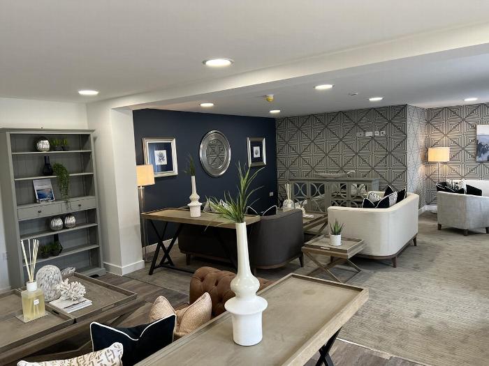 A showhome living room